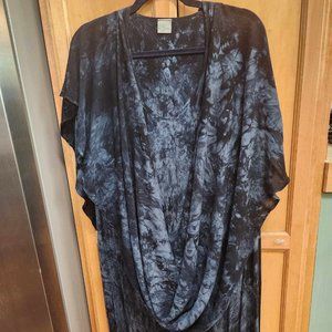 Maxi Convertible Tie Dress, dark Blue-grey, wear 3 ways